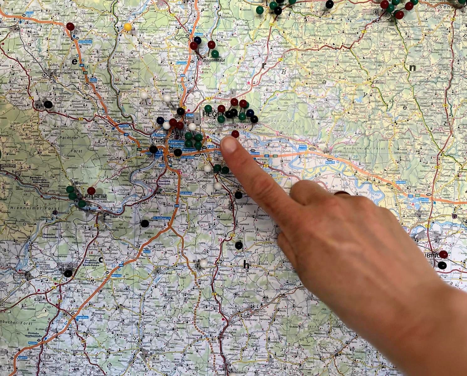 Servicegebiet Stadt Regensburg und Landkreis Regensburg bis Neumarkt in der Oberpfalz der Biersack GbmH Schädlingsbekämpfung.